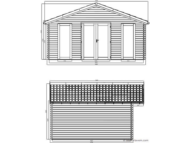 Tuinhuis ludovic - afbeelding 2 van  2