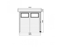 Tuinhuis lund - garden shed & log cabin - afbeelding 2 van  2