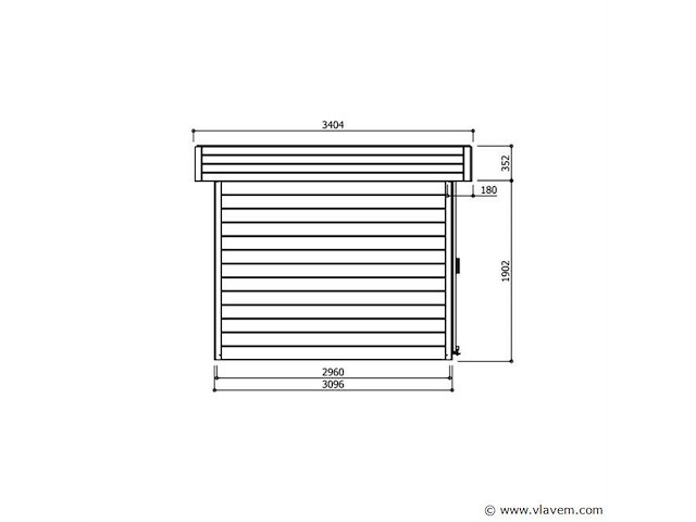 Tuinhuis malmö - afbeelding 3 van  3