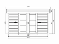 Tuinhuis malmö - afbeelding 2 van  3