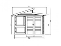 Tuinhuis merano - afbeelding 2 van  3