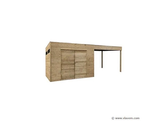 Tuinhuis messina behandeld - afbeelding 2 van  2