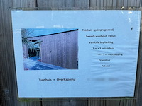 Tuinhuis met overkapping ( geïmpregneerd ) tuinhuizen, blokhutten en poolhousen - afbeelding 2 van  7