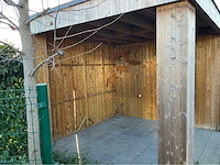 Tuinhuis met overkapping ( geïmpregneerd ) tuinhuizen, blokhutten en poolhousen - afbeelding 4 van  7