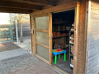 Tuinhuis met overkapping ( geïmpregneerd ) tuinhuizen, blokhutten en poolhousen - afbeelding 4 van  6