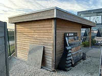 Tuinhuis met overkapping ( geïmpregneerd ) tuinhuizen, blokhutten en poolhousen - afbeelding 6 van  6