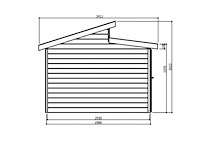 Tuinhuis milano gratis levering - afbeelding 3 van  3