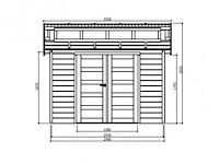 Tuinhuis milano - afbeelding 2 van  3