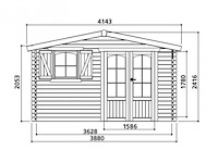 Tuinhuis morzine - afbeelding 2 van  3