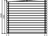 Tuinhuis nevers 5,8 m2 2380x2380x2123 gratis bezorging - afbeelding 7 van  7