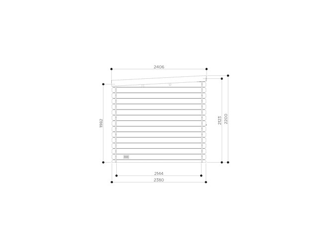 Tuinhuis nevers gratis levering - afbeelding 4 van  9
