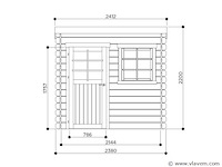 Tuinhuis nevers - afbeelding 2 van  3