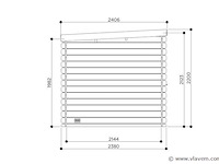 Tuinhuis nevers - afbeelding 3 van  3