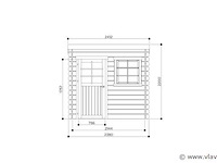 Tuinhuis nevers - afbeelding 2 van  4