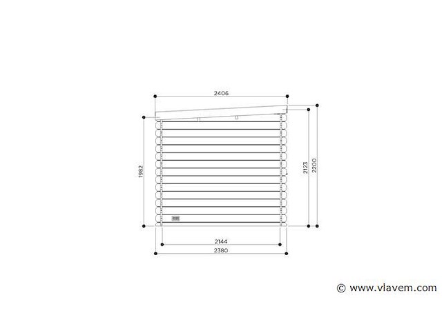 Tuinhuis nevers - afbeelding 3 van  4