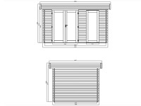 Tuinhuis noam - afbeelding 2 van  2