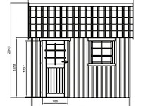 Tuinhuis oleron gratis levering - afbeelding 2 van  3