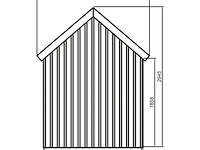 Tuinhuis oleron gratis levering - afbeelding 4 van  7
