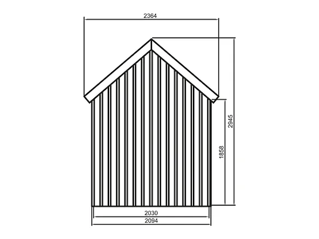 Tuinhuis oleron gratis levering - afbeelding 4 van  7
