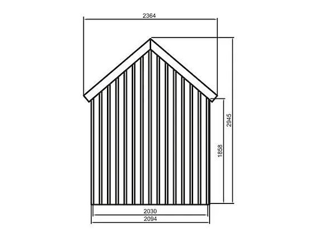 Tuinhuis oleron gratis levering - afbeelding 3 van  3