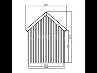 Tuinhuis oleron - afbeelding 3 van  9