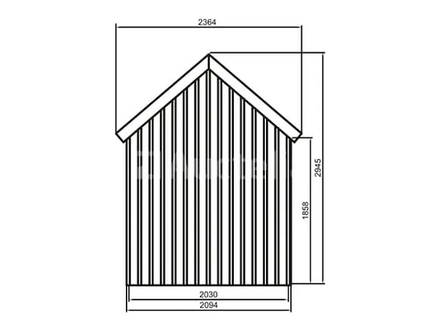Tuinhuis oleron - afbeelding 2 van  3