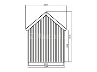 Tuinhuis oleron - afbeelding 2 van  3