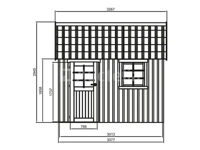 Tuinhuis oleron - afbeelding 3 van  3