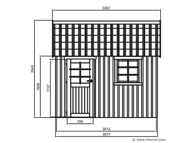Tuinhuis oleron - afbeelding 2 van  3