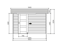 Tuinhuis oslo - afbeelding 2 van  3