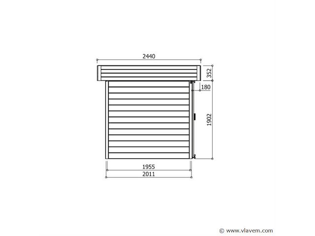Tuinhuis oslo - afbeelding 3 van  3