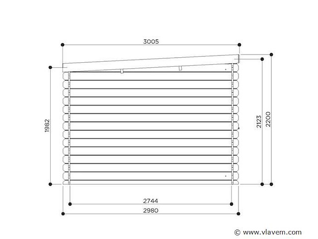 Tuinhuis rohan - afbeelding 3 van  4