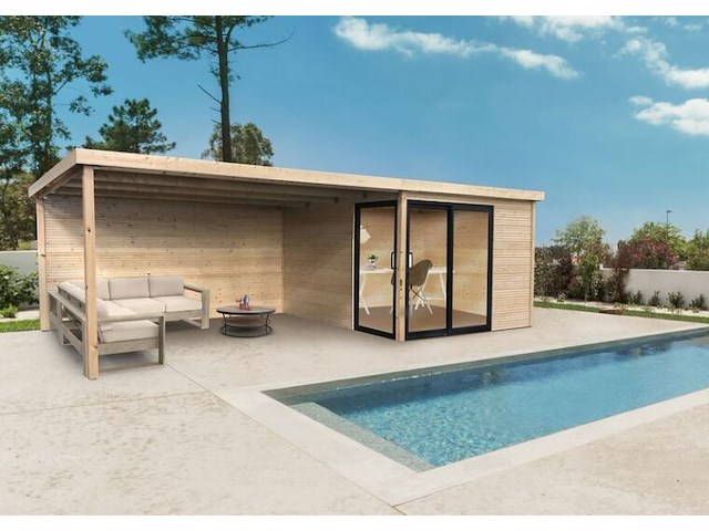 Tuinhuis sagres 23,37 m2 6984x3036x2270 gratis bezorging - afbeelding 5 van  7