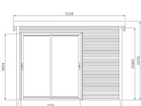 Tuinhuis seda - afbeelding 2 van  3