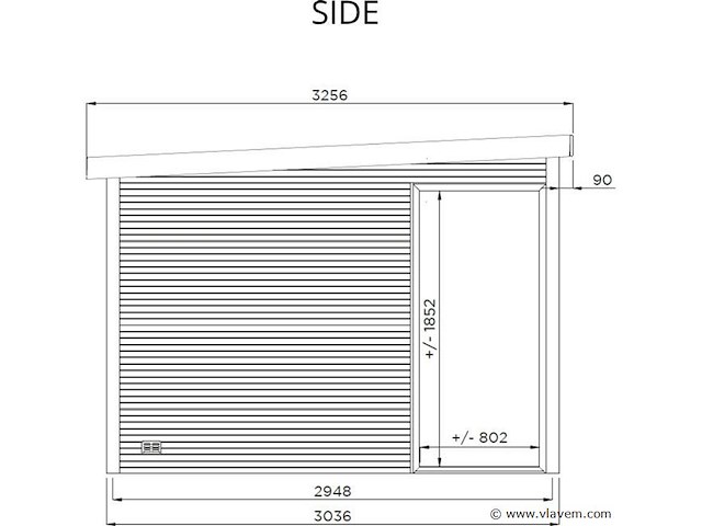 Tuinhuis seda - afbeelding 3 van  3