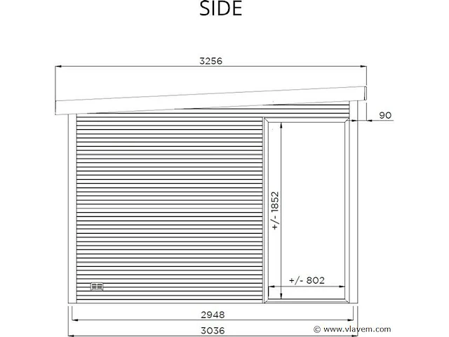 Tuinhuis seda - afbeelding 3 van  3