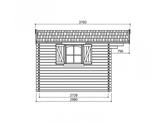 Tuinhuis servië - garden shed & log cabin - afbeelding 3 van  3