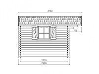 Tuinhuis servoz gratis levering - afbeelding 4 van  7