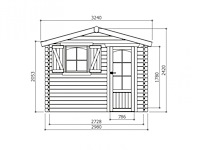 Tuinhuis servoz gratis levering - afbeelding 3 van  7