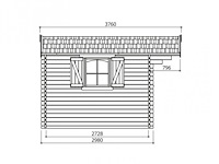 Tuinhuis servoz gratis levering - afbeelding 3 van  3