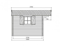 Tuinhuis servoz - afbeelding 3 van  3