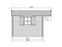 Tuinhuis servoz - afbeelding 3 van  3