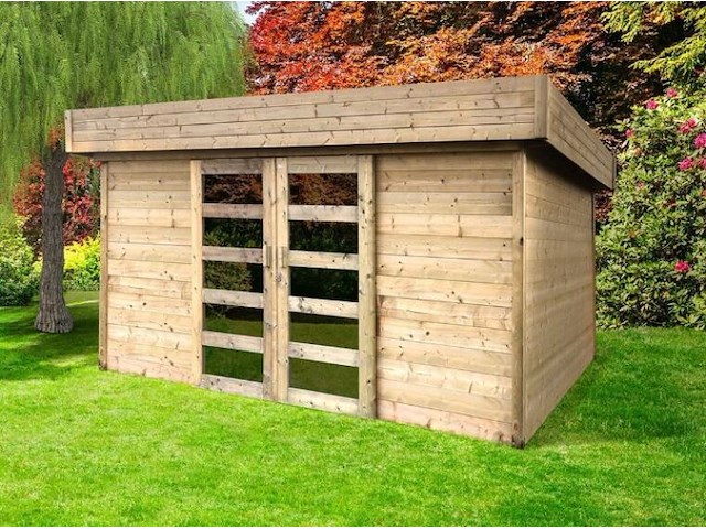 Tuinhuis stockholm 8,83 m2 2440x3620x2190 gratis bezorging - afbeelding 5 van  7