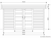 Tuinhuis stockholm - afbeelding 2 van  3