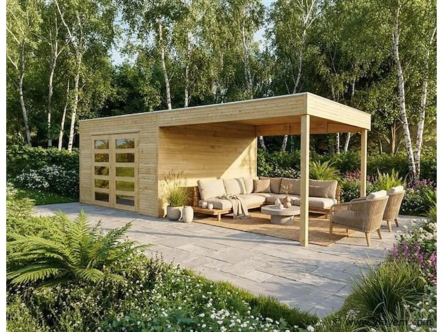 Tuinhuis tarento behandeld - afbeelding 1 van  3
