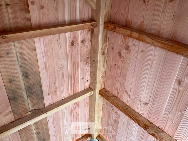 Tuinhuis tripel, afm 295x295 x 240 cm hoog - afbeelding 8 van  9
