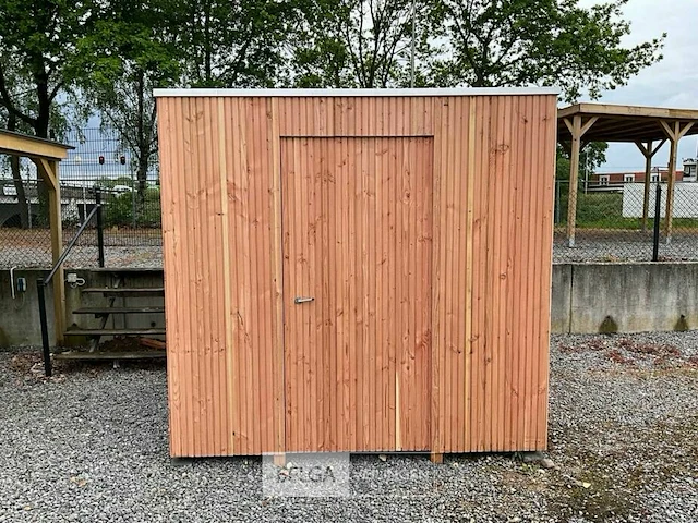 Tuinhuis tripel, afm 295x295 x 240 cm hoog - afbeelding 3 van  9