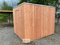 Tuinhuis tripel, afm 395x250 x 240 cm hoog - afbeelding 4 van  9