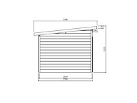 Tuinhuis venezia 8,57 m2 3332x2736x2325 gratis bezorging - afbeelding 7 van  7