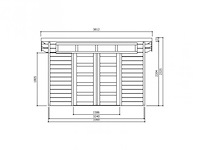 Tuinhuis venezia - afbeelding 2 van  3